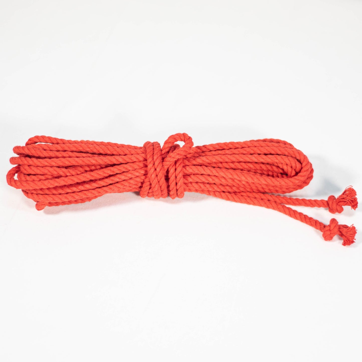 Cotton Play Ropes Shibari Rope red Single length 