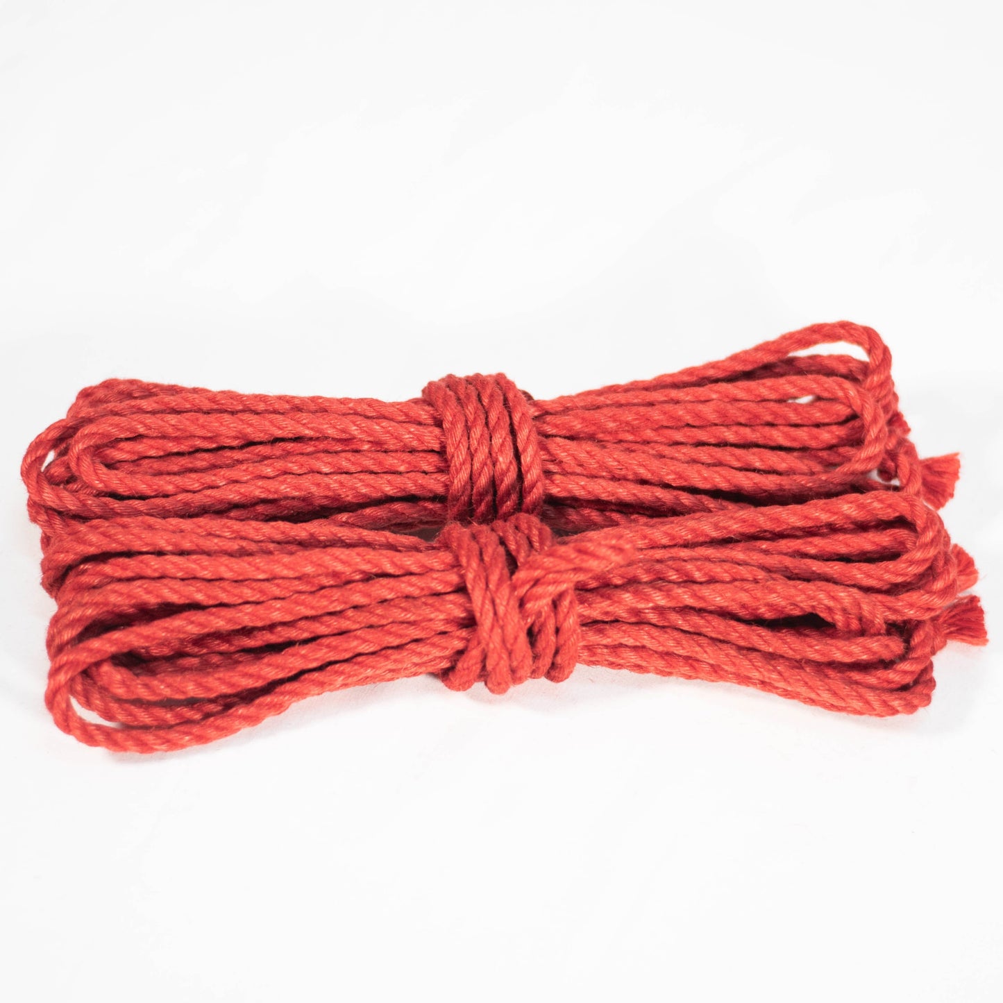 Treated Rope - 6mm Anatomie Red Jute Rope Shibari Rope Bundle of 2 