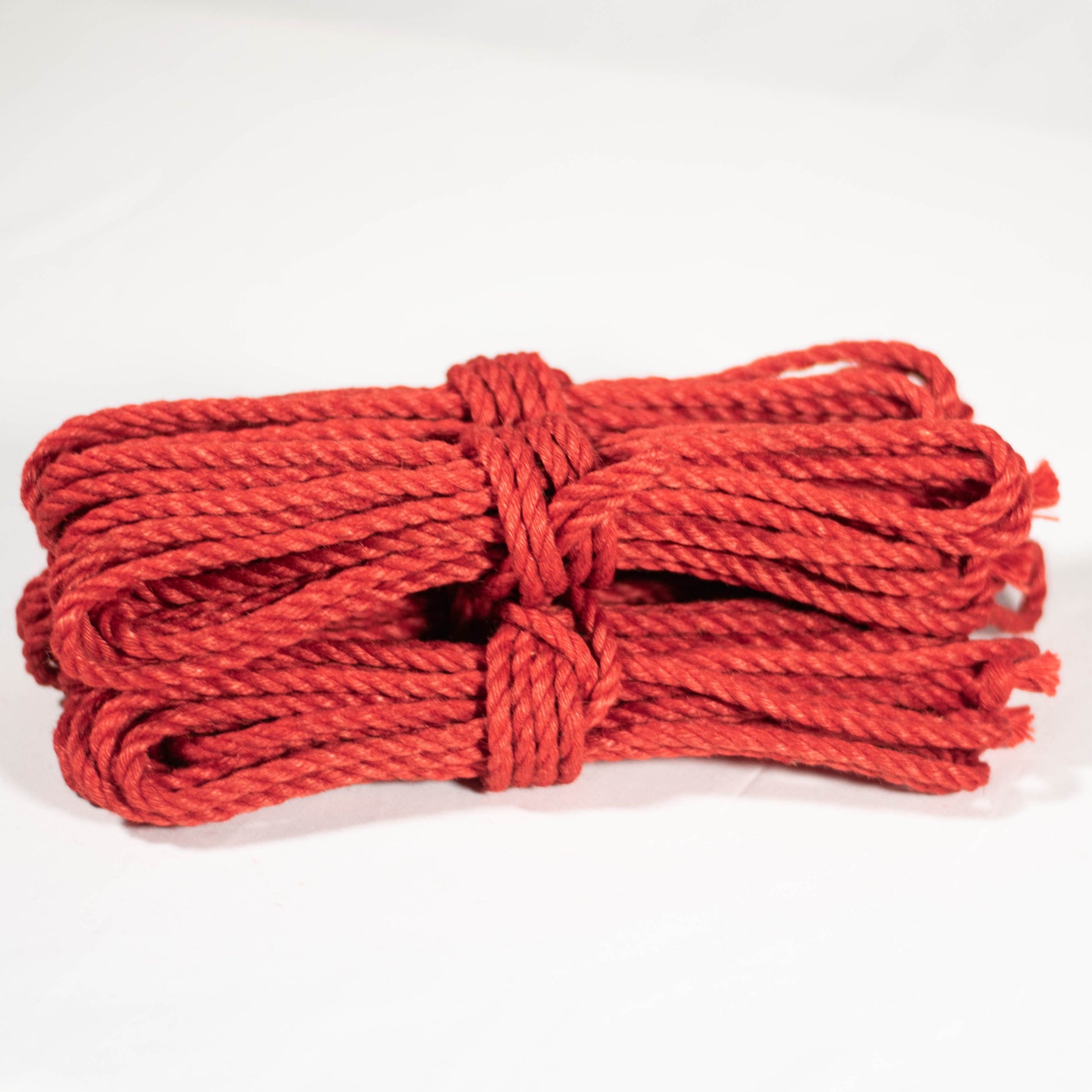 Treated Rope - 6mm Anatomie Red Jute Rope Shibari Rope Bundle of 4 